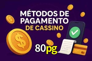Métodos de Pagamento no 80pg